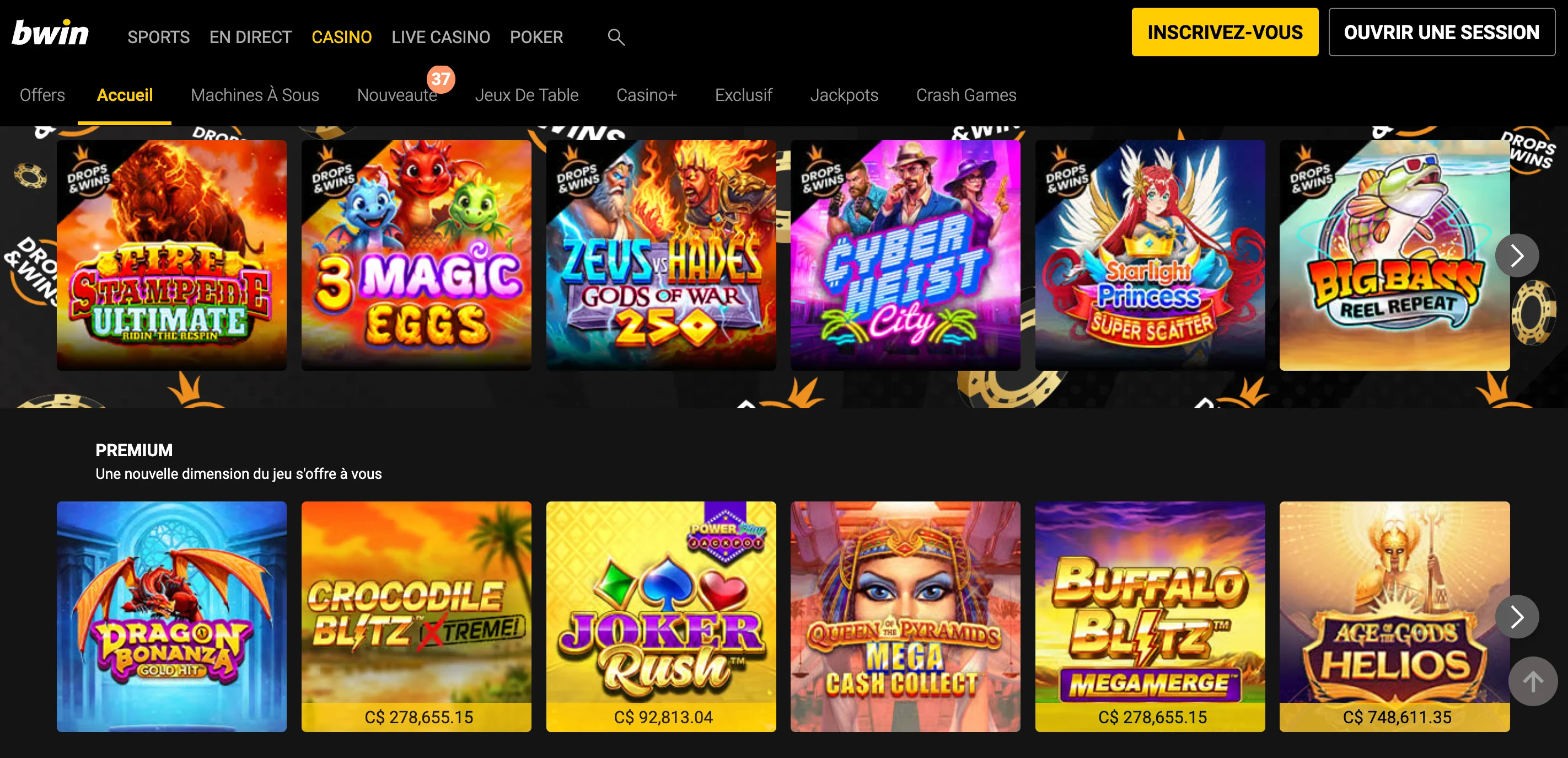Bwin : Casino en ligne légal en France avec un excellent catalogue de jeux